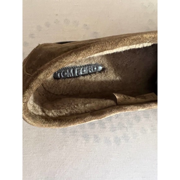 Tom Ford Berwick Shearling tasseled suede loafer size 11 main image 6